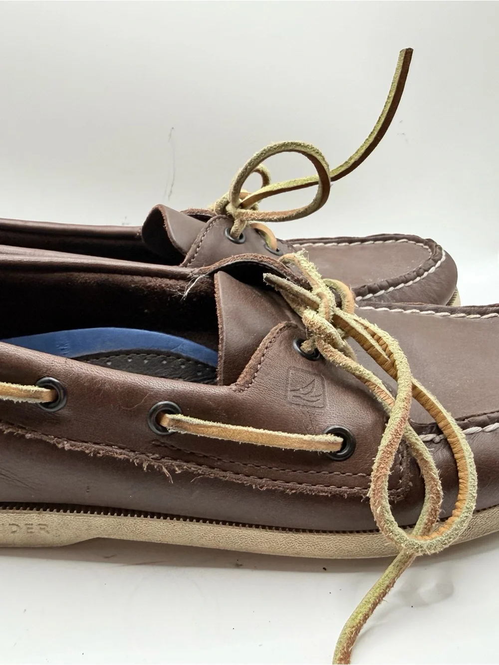 Sperry brown leather